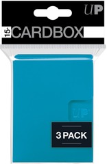 Ultra Pro Deck Box PRO 15+ Card Box 3PK - Light Blue